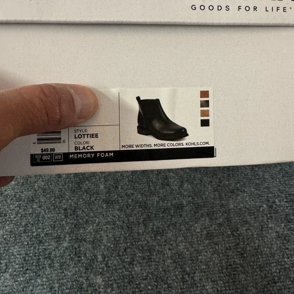 SONOMA Lottie Chelsea Boots Women's Size US 7  Black‎